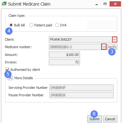 medicare online claiming bulk bill assignment of benefit form